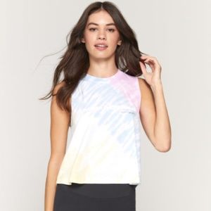 NWT SPIRITUAL GANGTER Choose Happiness Tie Dye Crop Top